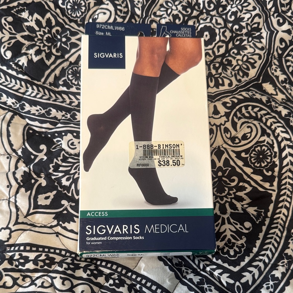 Sigvaris Medical Compression Socks in nude